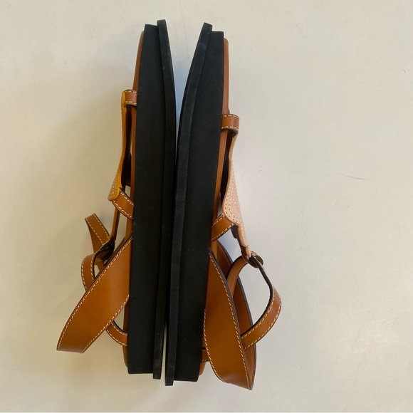 Zimmermann || Rock Pool Seashell Starfish Sandals Pink Yellow 38 - Picture 6 of 9